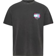 Tommy Hilfiger TJM Reg DNA Graphic TEE Gri Erkek T-shirt