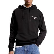 Tommy Hilfiger TJM Reg Entry Graphic Siyah Hoodie Erkek Sweatshirt