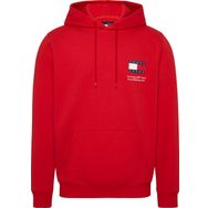 Tommy Hilfiger TJM Reg Essential Flag Hood EXT Kırmızı Erkek Sweatshirt