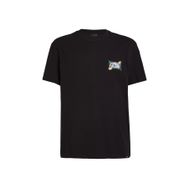 Tommy Hilfiger Tjm Reg Flower Power Tee Siyah Erkek T-shirt