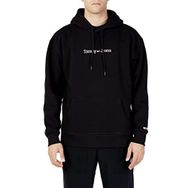 Tommy Hilfiger TJM Reg Linear Hoodie Siyah Erkek Sweatshirt