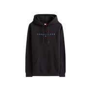 Tommy Hilfiger TJM Reg Linear Logo Hoodie EXT Siyah Erkek Sweatshirt