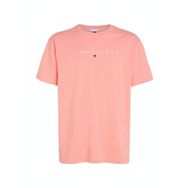 Tommy Hilfiger TJM Reg Linear Logo Tee Ext Pembe Erkek T-shirt