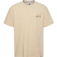 Tommy Hilfiger Tjm Reg Signature Tee Ext Bej Erkek T-shirt