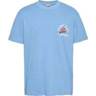 Tommy Hilfiger TJM Reg Unisex Fun Novelty 2 TEE Mavi Erkek T-shirt