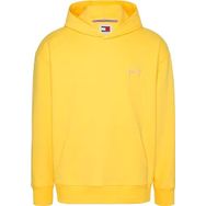 Tommy Hilfiger Tjm Rlx Signature Hoodie Ext Sarı Erkek Sweatshirt