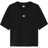 Tommy Hilfiger TJW BXY BADGE TEE EXT Siyah Kadın T-shirt