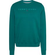 Tommy Hilfiger Tjw Reg Tonal Linear Crew Mavi Kadın Sweatshirt