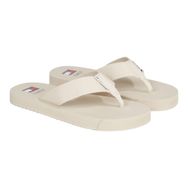 Tommy Hilfiger Tjw Sophisticated Flip Flop Bej Kadın Terlik