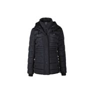 Tommy Hilfiger TW2MP121-BLACK Puffer Siyah Kapüşonlu Kadın Mont