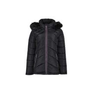 Tommy Hilfiger TW2MP918-BLK Siyah Kapüşonlu Kadın Mont
