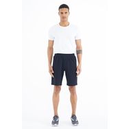 Tommy Life 81239 Lacivert Fermuar Cepli Bağcıklı Standart Kalıp Erkek Şort