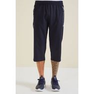 Tommy Life 83091 Lacivert - Beyaz Fermuar Cepli Standart Kalıp Klasik Paça Erkek Kapri