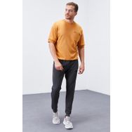 Tommy Life 84343 Antrasit Melanj Fermuar Cepli Dar Kalıp Jogger Erkek Eşofman Altı