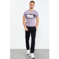 Tommy Life 84649 Lacivert Fermuar Cepli Dar Kalıp Klasik Paça Erkek Eşofman Altı