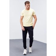 Tommy Life 84651 Lacivert Fermuar Cepli Standart Kalıp Jogger Erkek Eşofman Altı