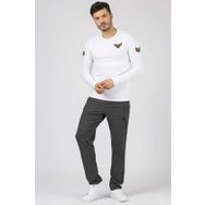 Tommy Life 84671 Antrasit Melanj Air Max Baskılı Erkek Eşofman Altı
