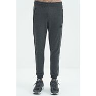 Tommy Life 84907 Kane Antrasit Melanj Logo Nakışlı Cepli Jogger Erkek Eşofman Alt