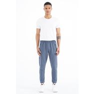 Tommy Life 84909 Petrol Yazı Nakışlı Standart Kalıp Jogger Erkek Eşofman Altı