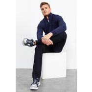 Tommy Life 85152 İndigo Lacivert Dik Yaka Fermuarlı Standart Kalıp Klasik Paça Erkek Eşofman Takımı