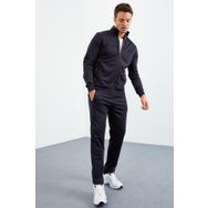 Tommy Life 85162 Lacivert Dik Yaka Fermuarlı Standart Kalıp Klasik Paça Erkek Eşofman Takımı