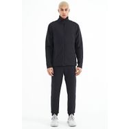 Tommy Life 85201 Lacivert Logo Nakışlı Dik Yaka Fermuarlı Gizli Cep Detaylı Erkek Eşofman Takım