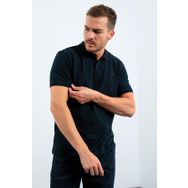 Tommy Life 87748 Basic Göğüs Logolu Standart Kalıp Triko Polo Yaka Lacivert Erkek T-shirt