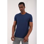 Tommy Life 87911 Basic Kısa Kol Standart Kalıp O Yaka İndigo Erkek T-shirt