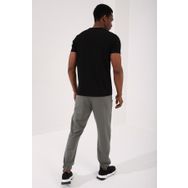 Tommy Life 87912 Basic Kısa Kol Standart Kalıp V Yaka Siyah Erkek T-shirt