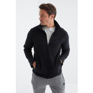 Tommy Life 88134 Lacivert Fermuarlı Dik Yaka Standart Kalıp Erkek Sweatshirt