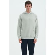 Tommy Life 88138 Taş Kapüşonlu Kanguru Cepli Şardonlu Rahat Kalıp Erkek Sweatshirt