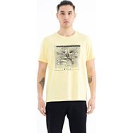 Tommy Life 88170 Beyaz Yazı Baskılı O Yaka Standart Kalıp Erkek T-Shirt