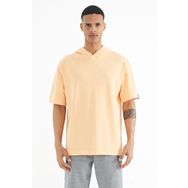 Tommy Life 88179 Kavun İçi Kapüşonlu Kol Etiket Detaylı Oversize Erkek T-Shirt