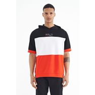 Tommy Life 88191 Fiesta Kapüşonlu Baskı Detaylı Oversize Erkek T-Shirt
