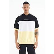 Tommy Life 88191 Sarı Kapüşonlu Baskı Detaylı Oversize Erkek T-shirt