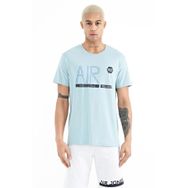 Tommy Life 88209 Açık Mavi Yazı Baskılı O Yaka Standart Kalıp Erkek T-shirt