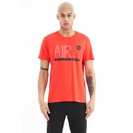 Tommy Life 88209 Kırmızı Fiesta Yazı Baskılı O Yaka Standart Kalıp Erkek T-Shirt