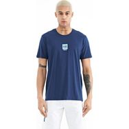 Tommy Life 88210 Kırmızı Minimal Baskılı O Yaka Standart Kalıp Erkek T-Shirt