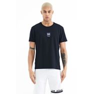 Tommy Life 88210 Lacivert Minimal Baskılı O Yaka Standart Kalıp Erkek T-Shirt