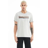 Tommy Life 88229 Gri Melanj Baskı Detaylı O Yaka Standart Kalıp Erkek T-Shirt