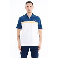 Tommy Life 88238 Beyaz Renk Geçişli Polo Yaka Standart Kalıp Erkek T-shirt