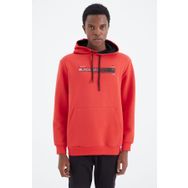 Tommy Life 88287 Fiesta Kapüşonlu Bağcıklı Baskı Detaylı Rahat Kalıp Erkek Sweatshirt