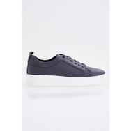 Tommy Life 89101 Bağcıklı Yüksek Taban Füme Erkek Spor Ayakkabı