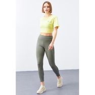 Tommy Life 94568 Çağla Kadın Yüksek Bel Toparlayıcı Slim Fit Dar Paça Tayt