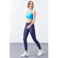 Tommy Life 94568 İndigo Yüksek Bel Toparlayıcı Slim Fit Dar Paça Kadın Tayt