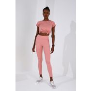 Tommy Life 94568 Pudra Yüksek Bel Toparlayıcı Slim Fit Dar Paça Kadın Tayt
