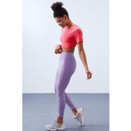 Tommy Life 94568 Yüksel Bel Toparlayıcı Slim Fit Dar Paça Eflatun Kadın Tayt