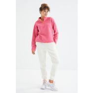 Tommy Life 94624 Ekru Yüksek Bel Rahat Form Basic Jogger Kadın Eşofman Alt