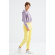 Tommy Life 94624 Limon Yüksek Bel Rahat Form Basic Jogger Kadın Eşofman Alt