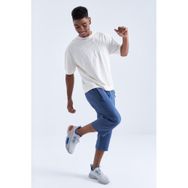 Tommylife 83091 Petrol Fermuar Cepli Standart Kalıp Klasik Paça Erkek Kapri